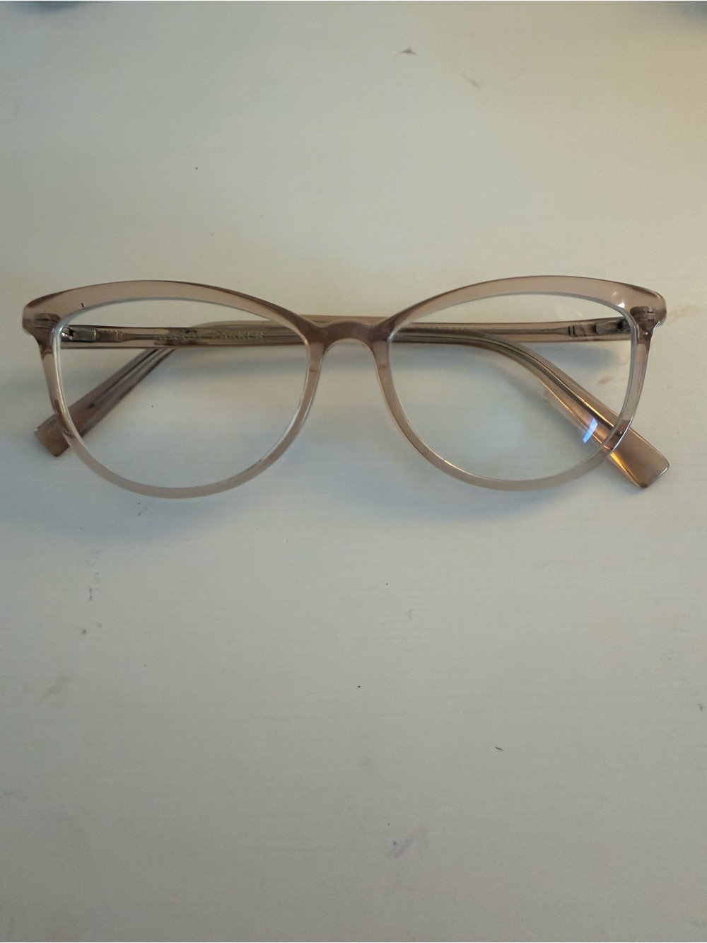 Warby Parker Translucent Taupe HI INDEX Women's Glasses